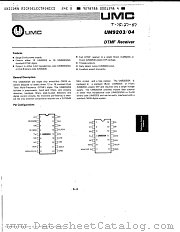 UM9204 datasheet pdf UMC