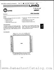 UM587 datasheet pdf UMC