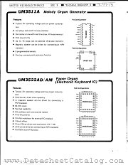 UM3511A datasheet pdf UMC