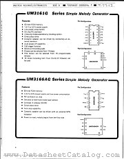 UM3166AG-SERIES datasheet pdf UMC