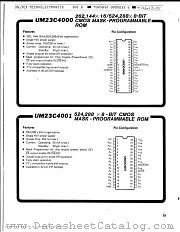 UM23C4000 datasheet pdf UMC