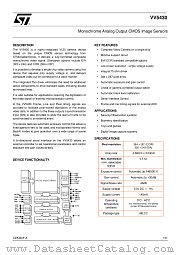 VV5430 datasheet pdf VLSI Vision Limited