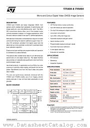 VV6404 datasheet pdf VLSI Vision Limited