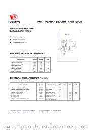 2SA1106 datasheet pdf Wing Shing Computer Components