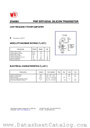 2SA985 datasheet pdf Wing Shing Computer Components
