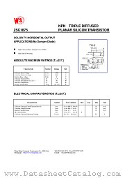 2SC1875 datasheet pdf Wing Shing Computer Components