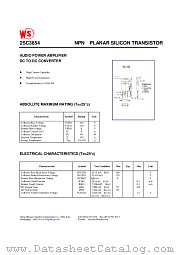 2SC3854 datasheet pdf Wing Shing Computer Components