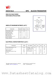 2SC5416LS datasheet pdf Wing Shing Computer Components