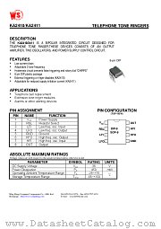 KA2411 datasheet pdf Wing Shing Computer Components