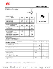 WMBT5551LT1 datasheet pdf Wing Shing Computer Components