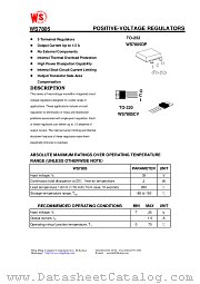 WS7805CV datasheet pdf Wing Shing Computer Components