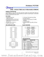 W27C020 datasheet pdf Winbond Electronics