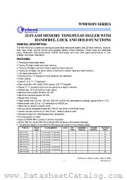 W91F810N-SERIES datasheet pdf Winbond Electronics