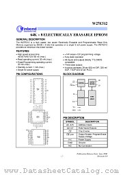 W27E512 datasheet pdf Winbond Electronics