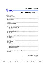 W921E880A datasheet pdf Winbond Electronics