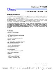W78C33B datasheet pdf Winbond Electronics
