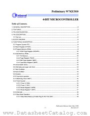 W742C810 datasheet pdf Winbond Electronics