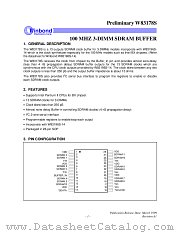 W83178S datasheet pdf Winbond Electronics