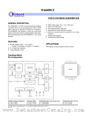 W66880CF datasheet pdf Winbond Electronics