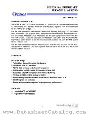 W83628F datasheet pdf Winbond Electronics