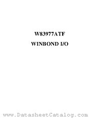 W83977ATF datasheet pdf Winbond Electronics