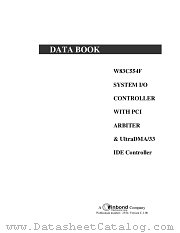 W83C554F datasheet pdf Winbond Electronics