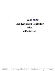 W81282 datasheet pdf Winbond Electronics