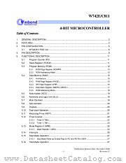 W742E811 datasheet pdf Winbond Electronics