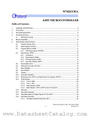 W742E81A datasheet pdf Winbond Electronics