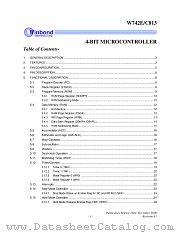 W742E813 datasheet pdf Winbond Electronics