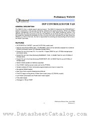W62410AF-005 datasheet pdf Winbond Electronics