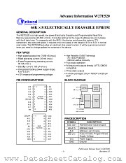 W27E520W-(LATCH) datasheet pdf Winbond Electronics