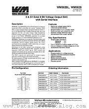 WM5628 datasheet pdf Wolfson