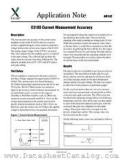 AN142 datasheet pdf Xicor