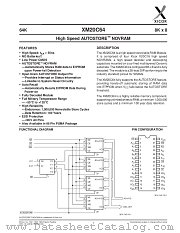 XM20C64 datasheet pdf Xicor