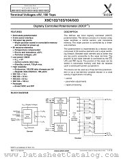 X9C503 datasheet pdf Xicor