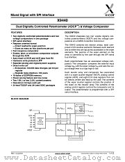 X9440 datasheet pdf Xicor