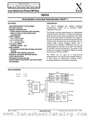 X9410 datasheet pdf Xicor