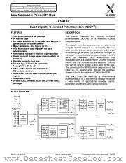 X9400 datasheet pdf Xicor