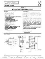 X9316 datasheet pdf Xicor