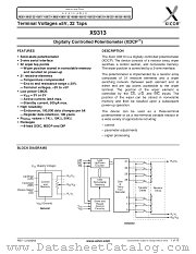 X9313 datasheet pdf Xicor