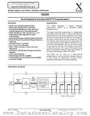 X9259 datasheet pdf Xicor