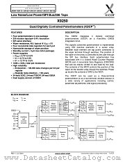 X9250 datasheet pdf Xicor