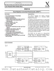 X9241A datasheet pdf Xicor