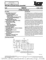 X88C64 datasheet pdf Xicor