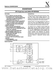 X5649 datasheet pdf Xicor