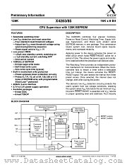 X4285 datasheet pdf Xicor
