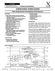 X40035 datasheet pdf Xicor