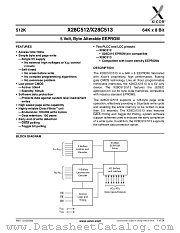 X28C512 datasheet pdf Xicor
