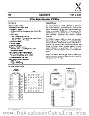 X28C010 datasheet pdf Xicor